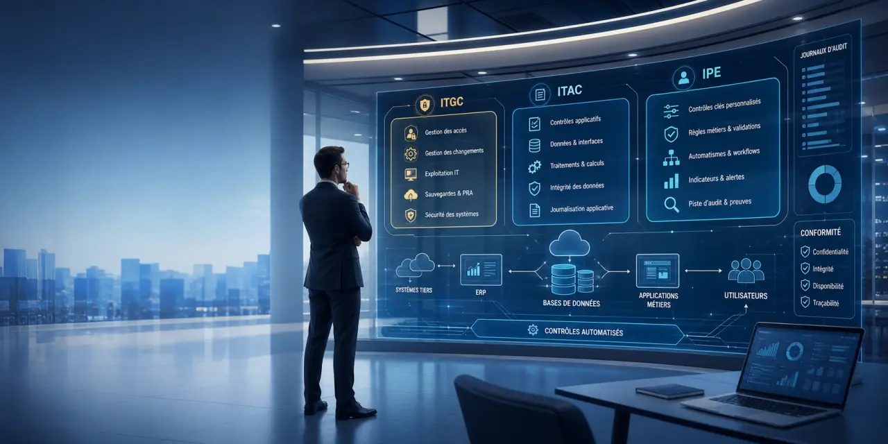 ITGC, ITAC et IPE : ce que contrôle le commissaire aux comptes dans le système d’information