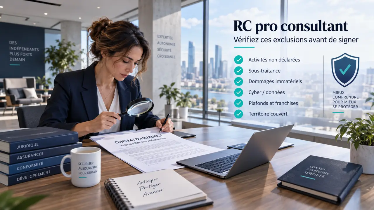 RC pro consultant : vérifiez ces exclusions avant de signer