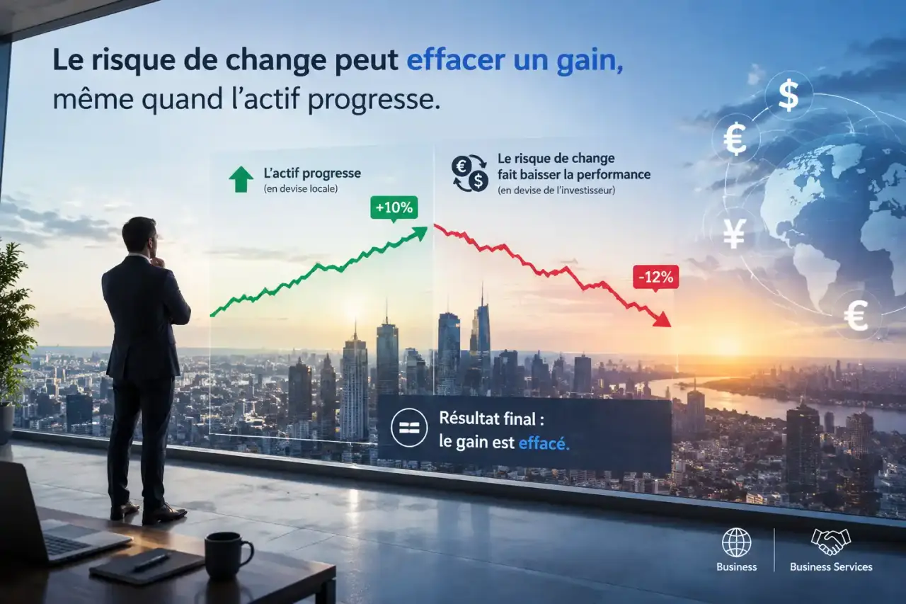 Le risque de change peut effacer un gain, même quand l’actif progresse