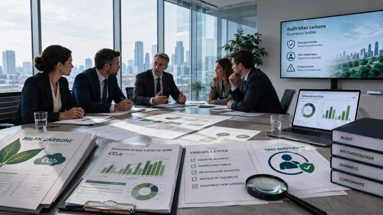 Audit bilan carbone : assurance limitée, tiers indépendant et erreurs à éviter